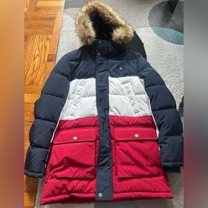 Tommy Hilfiger Navy and Red Jacket